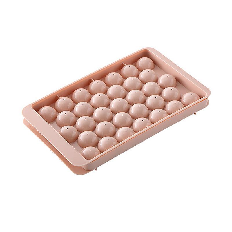 3D круглый лоток для кубиков льда с крышкой, пластиковая форма для льда в ромбовидном стиле, сферические формы для холодильника «сделай сам», машина для изготовления ледяных шаров, кухонные инструменты