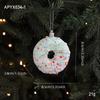 New Christmas Ornaments Cute Pink Cartoon Macaron Foam Candy Christmas Tree Pendant Pendant Props
