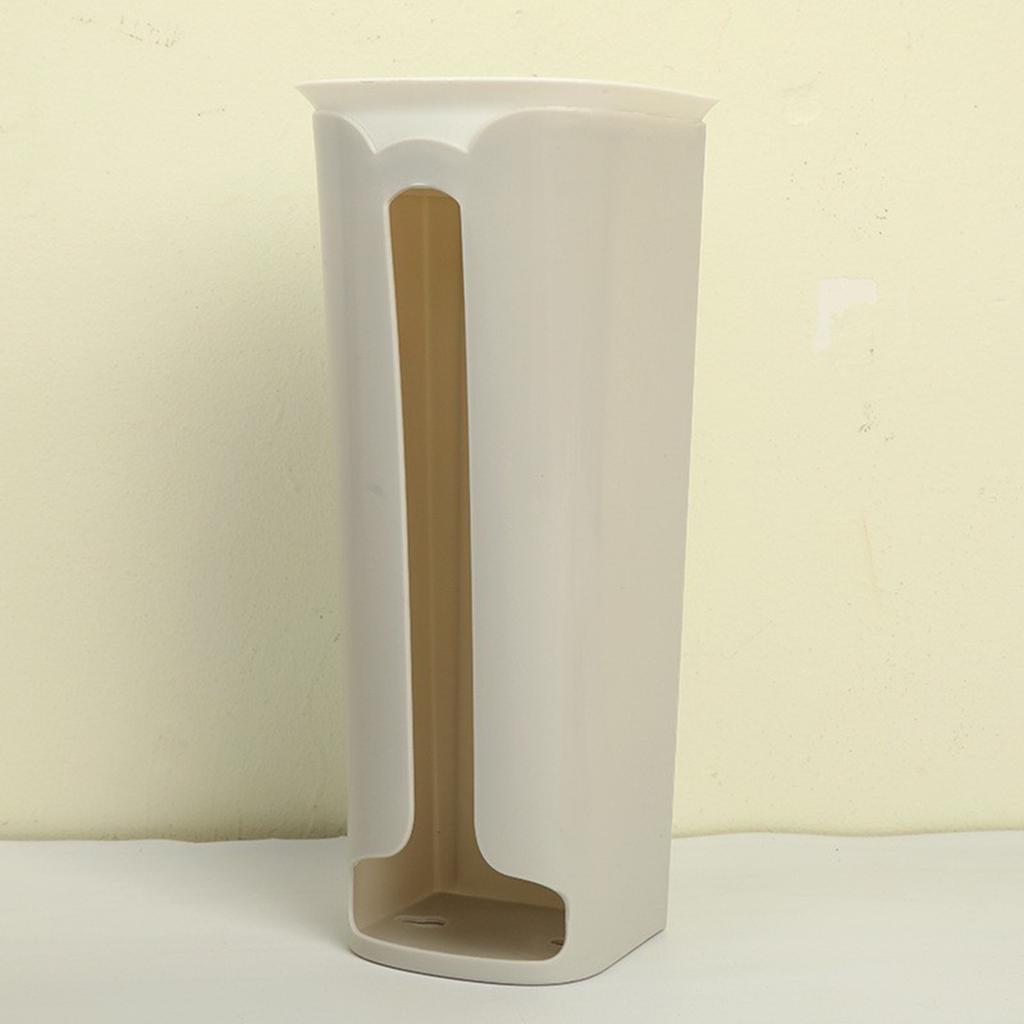 Wall Mounted Plastic Bag Organizer Dispenser For Kitchen Bathroom Living Room PP Material Household Storage Solution