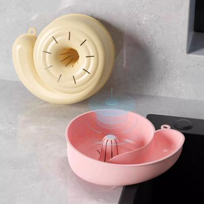 Корзина для слива в форме улитки Автоматическая корзина для очистки Фруктовая тарелка Фильтр Многофункциональный кухонный инструмент для мытья ягод, винограда, помидоров черри