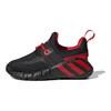 adidas Rapidazen I Удобные Прочные Дышащие Кроссовки с Низким Верхом для Ходьбы Детская Обувь Черный Красный GY6652