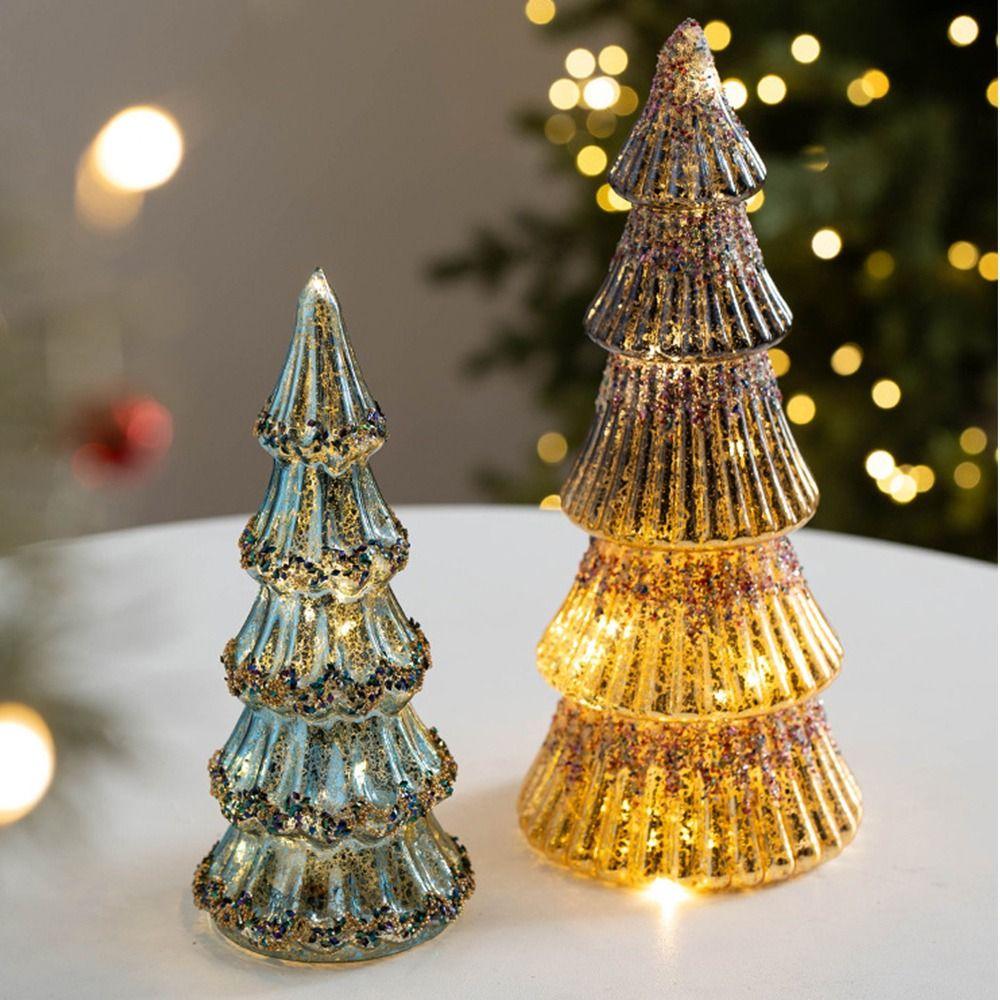 Rotating Christmas Tree Light Multicolor Xmas Decorative Lighting Festival Favors