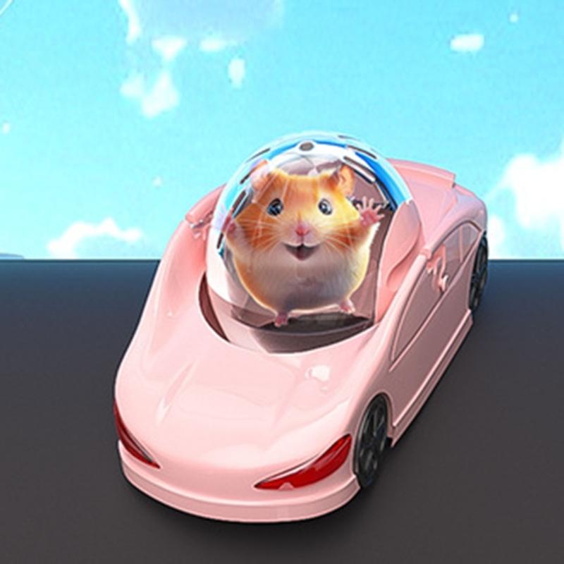 Игрушка для бега и бега трусцой для хомяка, песчанки, мелкого животного, для упражнений, хрустальный шар, мяч для упражнений для хомяка, машина