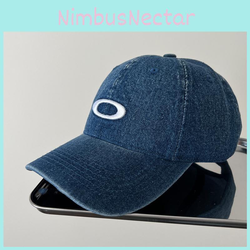 Джинсовая кепка с широкими полями для женщин с вышивкой и широкими полями для всех сезонов