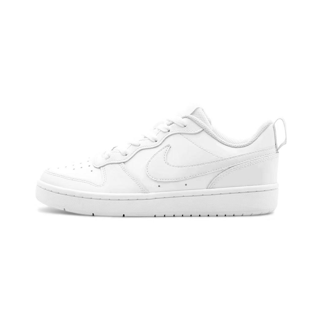 Nike Court Borough 2 Big Fish Manufacturing, Cloud Plush Bear Breathable Height Increasing Balance Moisture Wicking BQ5448-100(Teram1792-)