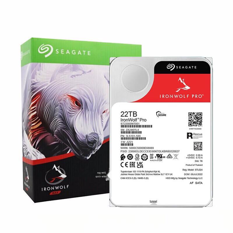 Seagate IronWolf Pro 22TB NAS Hard Drive