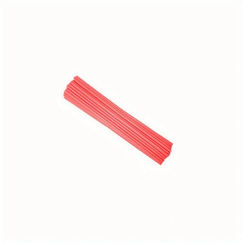 72 шт. Защитные чехлы для спиц колес мотоцикла, обода, обшивки, трубы для мотокросса, велосипеда, крутые аксессуары 11 цветов