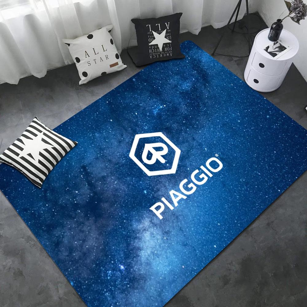 P-piaggio Logo Hallway Carpet Rectangle Anti-slip Home Soft Badmat Front Door Indoor Outdoor Mat Doormat Area Rug
