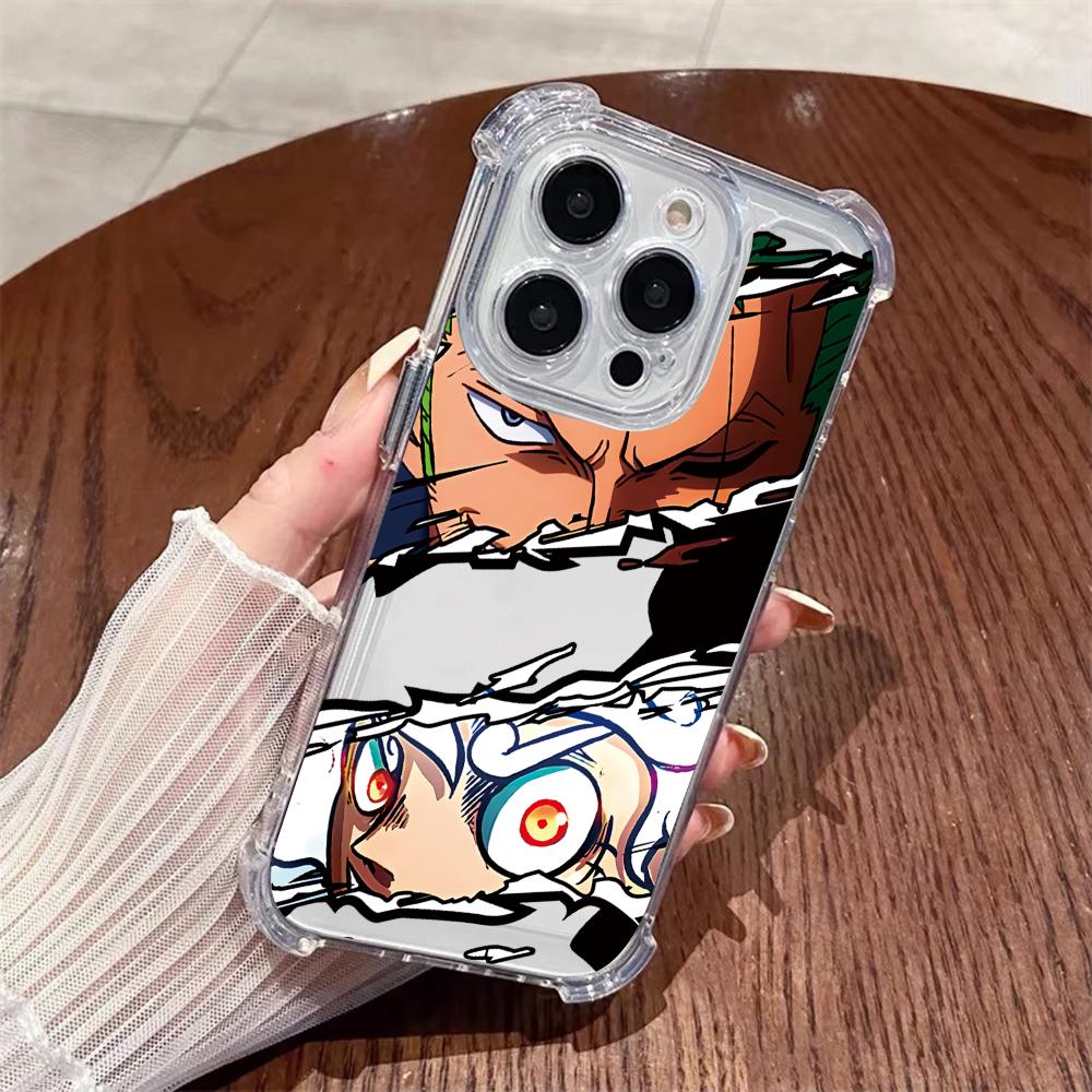 P-PIECE Japan Anime ONE phone case For Samsung Galaxy S25 S23 S24 S22 A06 A50 A07 A20S Ultra Plus FE Anti Fall Transparent