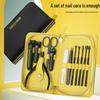 Manicure Set Nailans Deluxe: Антибрызговые кусачки для ногтей и ушная палочка с изогнутыми щипчиками для ногтей