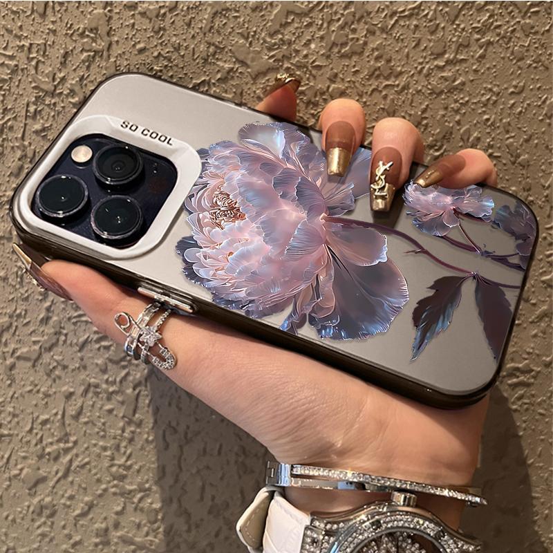 Чехол для телефона с хорошим значением Пион для iPhone 17 16e 16 15 14 13 12 11 mini Pro Max XSMAX 8 7 Air Plus Противоударная Матовая Задняя Крышка