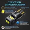 MAXGTRS 2x Супер яркие T10 LED W5W 2020 Чипов Боковые и Салонные Огни Автомобиля 194 168 Авто Белый/Желтый/Красный Парковочные Габаритные Огни Купола