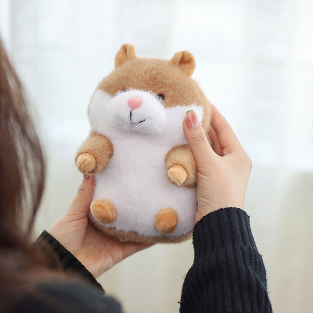 Soft Hamster Plush Toys Lifelike Hamster Stuffed Toy Animal Mouse Plush Pillow  Children Girl