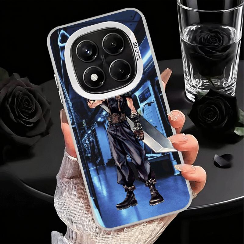 F-Final F-Fantasy Anime Soft Phone Case for Xiaomi Redmi Note 13 14 15 Pro Plus 12S 12 11S 11 11T 10S 10 Shockproof Cover Back S