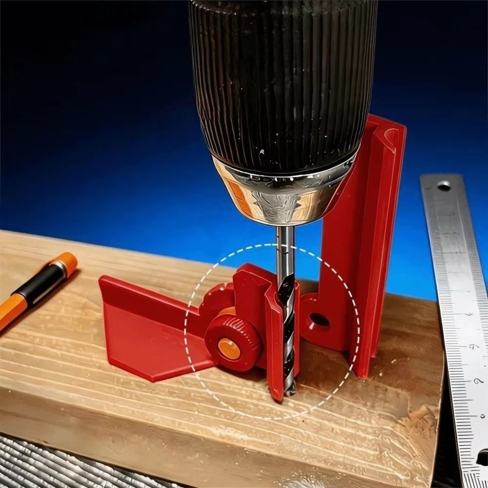 Adjustable 0-90° 5-Angle Adjustable Drilling Guide Rail Screw Drilling Guide Drilling Support