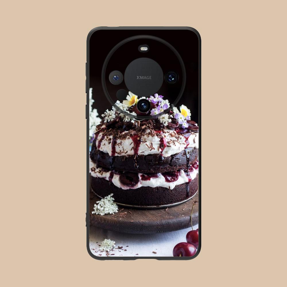 Чехол для мобильного телефона 'Шварцвальдский торт' для Huawei Mate 60 50 40 30 20 10 Pro Plus Lite E 5G Цветной Печатный Чехол Роскошный Красивый