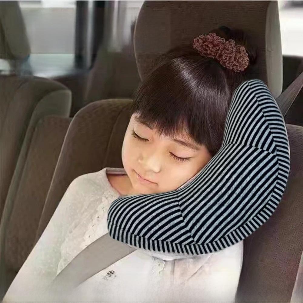 Two-In-One Design Car Seat Belt Pillow Adjustable Travel Head Rest Safety Strap Pad Car Travel
