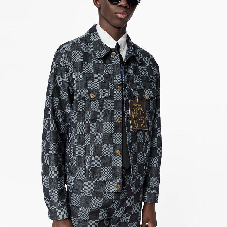Louis Vuitton Искаженная джинсовая куртка Damier 1A8WBL