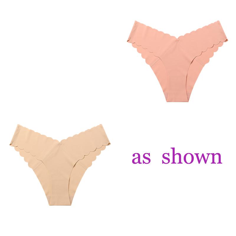 TERMEZY 2 шт./лот, женские сексуальные трусики из ледяного шелка, эластичное нижнее белье с низкой посадкой, женское нижнее белье, стринги, удобные стринги с волнистым краем, нижнее белье