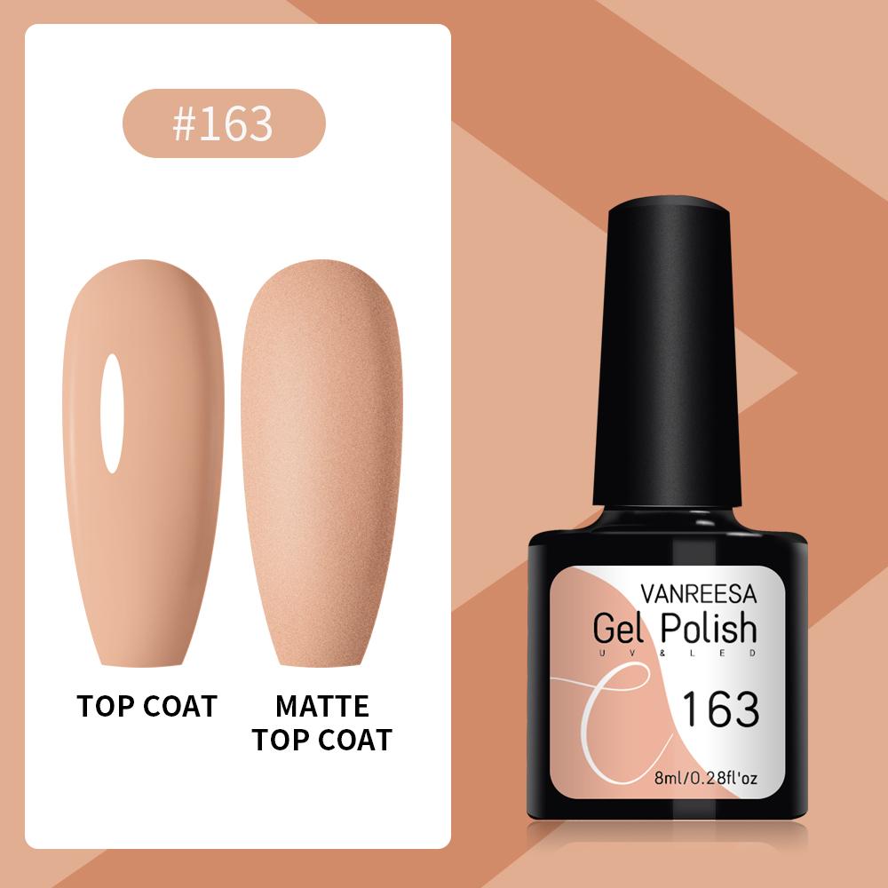 VANREESA Набор гелей для ногтей 111 цветов Гель-лак для ногтей Soak Off Базовое покрытие Верхнее покрытие Маникюр для ногтей УФ-светодиодный полуперманентный лак Стойкий гель для дизайна ногтей