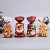 50Pcs Christmas Candy Bags Christmas Decorations Santa Gift Bag Navidad Xmas Gift Bags Christmas Cookies Packaging Bag