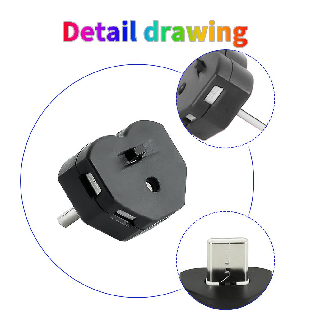 Mini Type-C LED RGB многофункциональный окружающий свет 8 цветов сменный 5 В для автомобильного компьютера и внешних аккумуляторов различных устройств