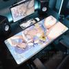 Игровой коврик для мыши с изображением аниме-девушки Робин из Honkai Star Rail (HSR), нескользящий резиновый коврик, офисный, для киберспорта, HD-печать, настольный коврик