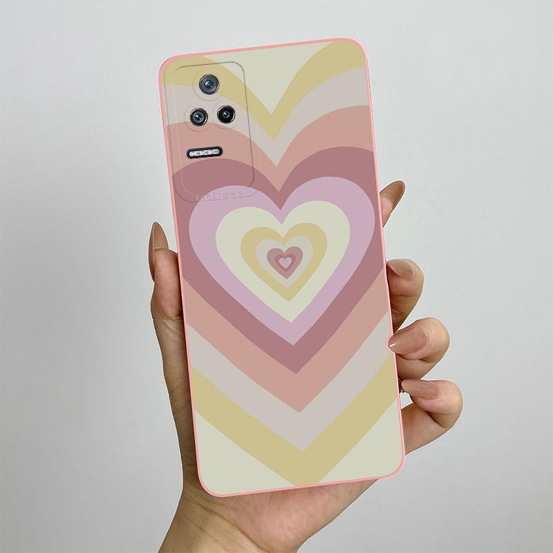 Чехол для телефона Xiaomi Poco F4 POCOF4 5G Силиконовый Мягкий ТПУ Защитная Задняя Крышка Корпус Окрашенный Печатью Ударопрочный Корпус