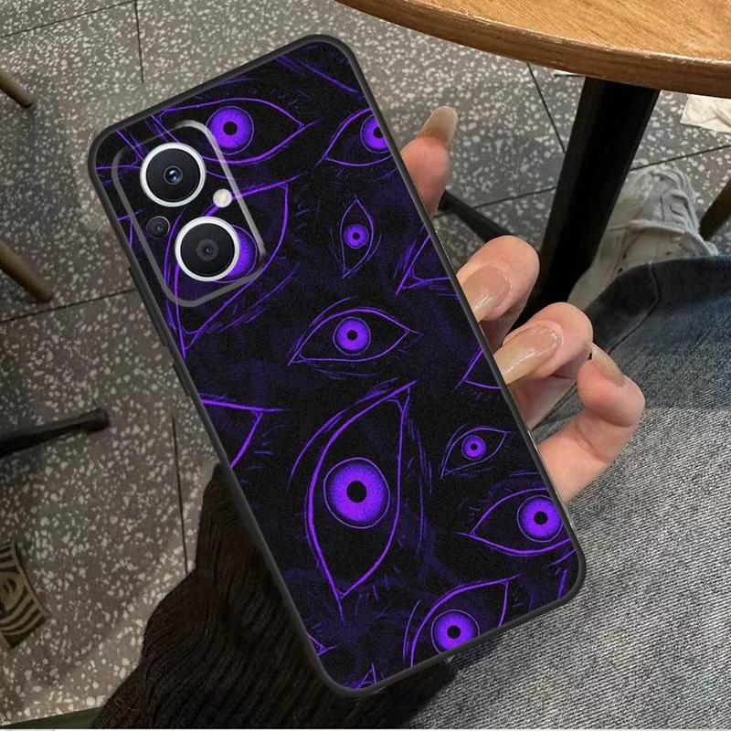 Страшные Глаза Лица Для OPPO Reno 14F 13F 12F 11F 10 11 12 13 14 Pro 7 8 Lite 8T OPPO Find X5 X6 X8 X9 Pro Чехол