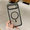 Роскошный матовый прозрачный противоударный чехол для Magsafe для Google Pixel 6 6A 7 7A 8 8A 9 9A 10 10A Pro XL Магнитный бампер Бронированный чехол