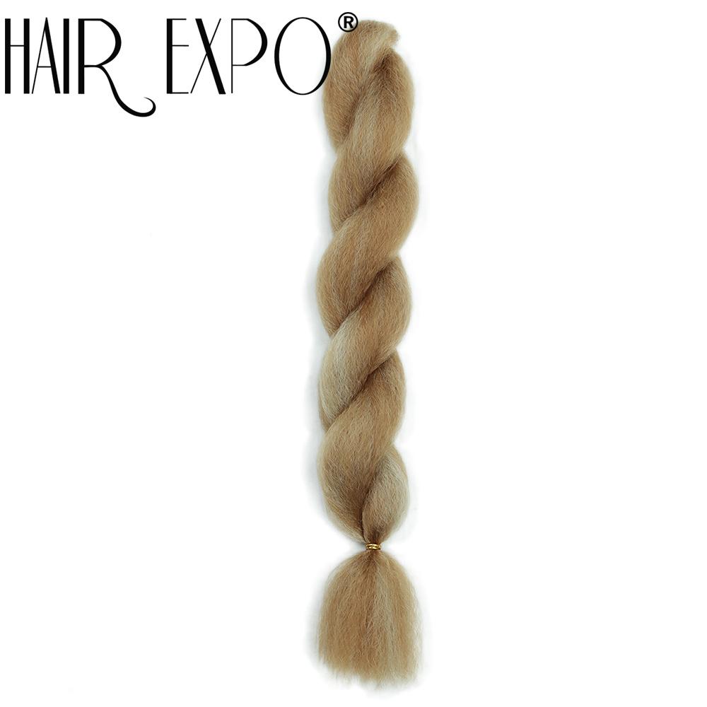 Synthetic Vixen Crochet Hair 26Inch Kinky Straight Braiding Hair Extensions Fluffy Jumbo Braids Afro Kinky Curly Vixen Bulk Hair