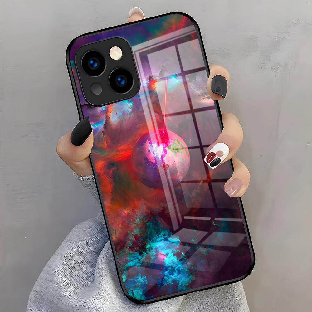 Чехол для телефона Rapper D-Duki Ameri 5202 Для IPhone 17 Air Pro Max 16 15 14 13 11 Plus Стеклянная крышка