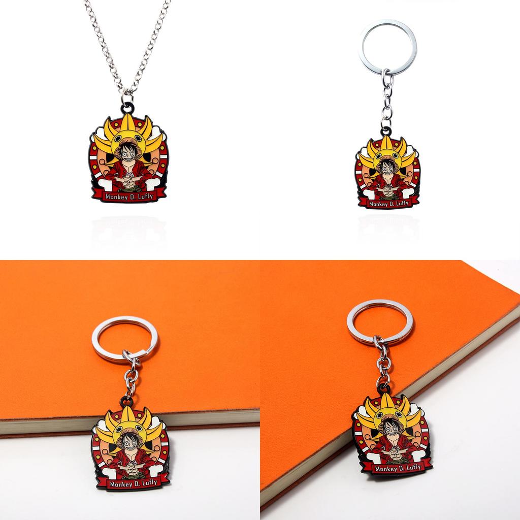 Ключница One Piece Monkey D Luffy Металлический кулон В качестве подарка и сувенира