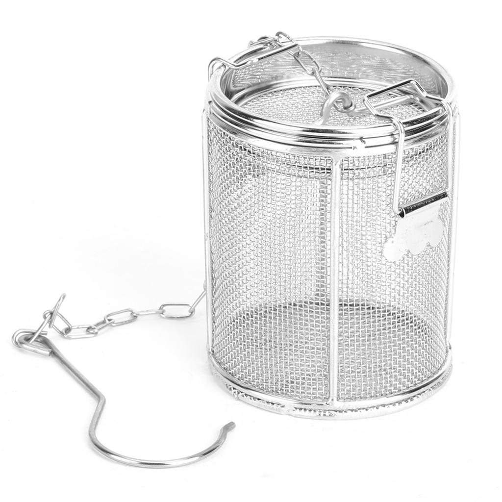 Stainless Steel Tea Ball Strainer Soup Seasonings Seperation Basket Spice Filter