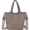 Tote Bag for Women,Straw&Vegan Leather Bucket Bags Crossbody Top Handle Purses And Handbags For Work Travel Beach