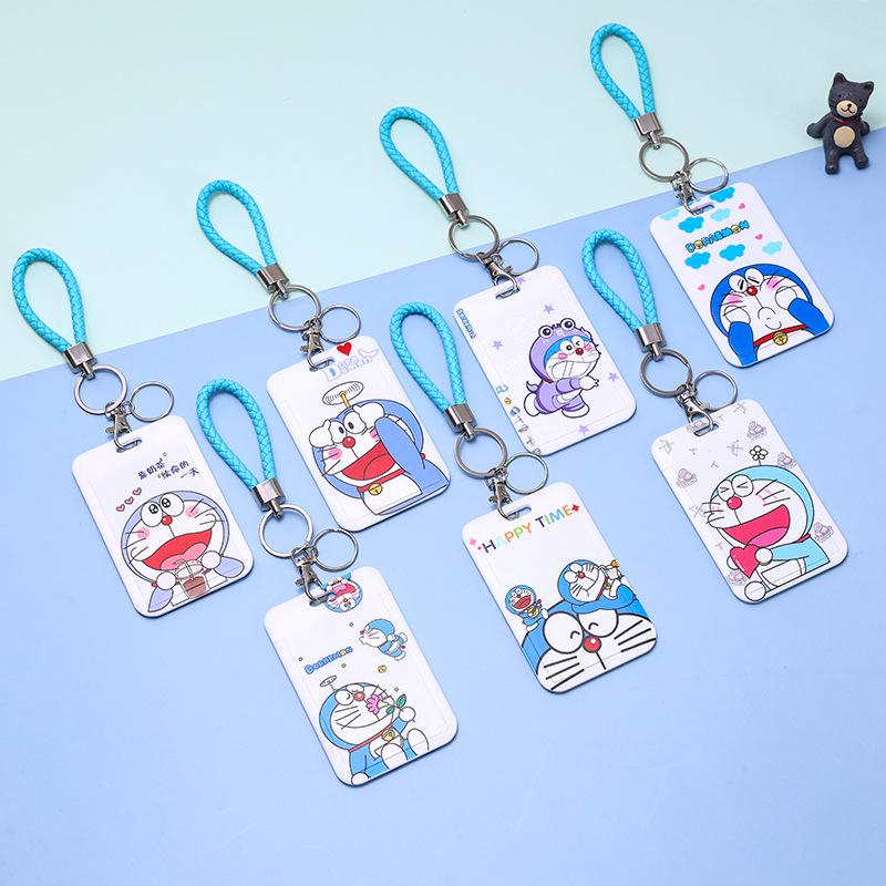 Doraemon Meal Card Holder - Cute Student & Work ID Lanyard, Access Control & Bus Card Holder