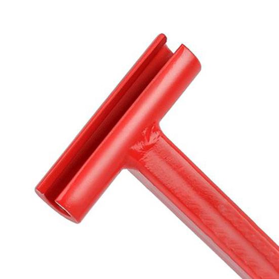 Hinge Adjustment Tool Long Handle Hinge Bender Wrench High-Strength Portable Heavy-Duty Painted Steel Hinge Wrench with Rubber Grip