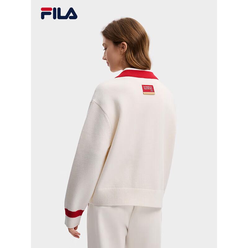 Fila Женский вязаный кардиган с вышивкой в виде румянца