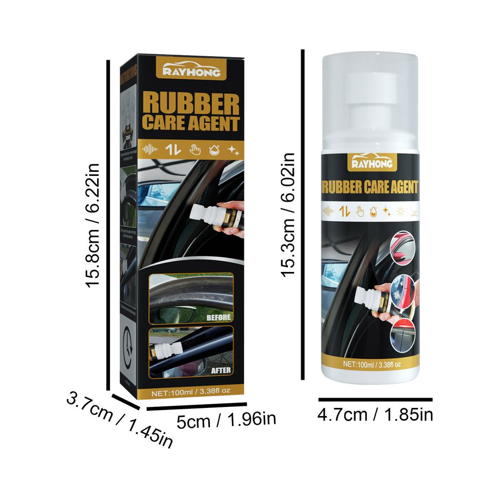 Car Rubber Curing Agent Renovator Care Spray Auto Liquid Wax Polishing Agent Care Agent Car Cleaner Protective Agent Car Care