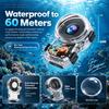 Waterproof Diving Housing for Insta161 X6 61M Deep Underwater Case Invisible High Hardness Panoramic Shell Camera Accessories