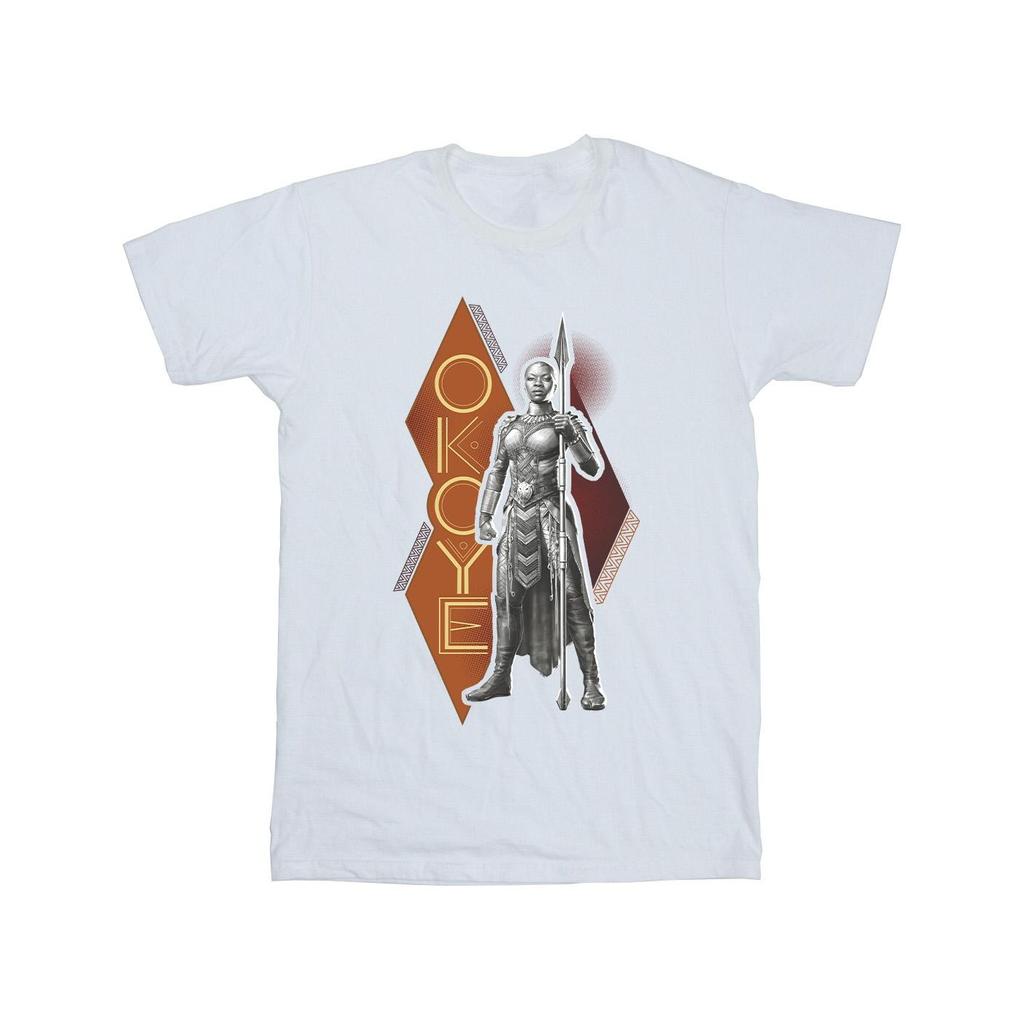 Marvel Mens Wakanda Forever Okoye Stance T-Shirt