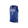 NBA Team Printed Jersey 22-23 Leonard No. 2 Breathable Slim Fit Unisex Tops Blue DN2008-400