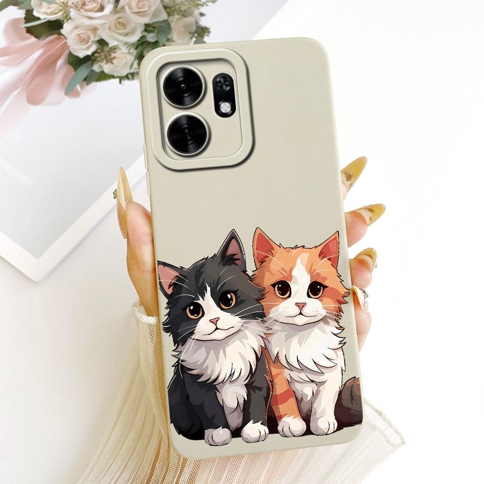 For Honor X6d LNA-NX1 2026 Cute Cat Flower Cartoon Phone Case For Honor X6D 5G Shockproof Soft Silicone Covers Bumpers