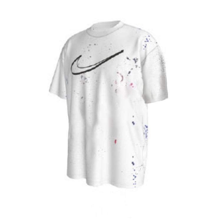 Nike Футболка X Futura Breaking Max90 (Азия) Белая мужская уличная одежда HF5565100