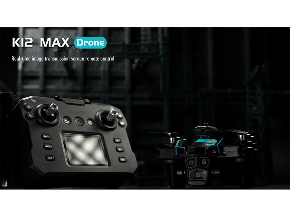K12Max Drone: HD Aerial Photography, Screen Display, Remote Control, Brushless Obstacle Avoidance Quadcopter