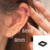 Серьги-мини-кольца из серебра 925 пробы для пирсинга женского уха - Простые, высококлассные хрящевые кольца для повседневной носки