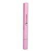 Выдвижная кисть для помады Двусторонняя кисть для макияжа с колпачком для подводки губ Консилера Розовый