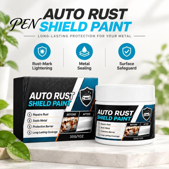 Автомобильная паста для защиты от ржавчины 1/2 шт. Комплект Car Shield, Защита и ремонт металла автомобиля, Высокая вязкость с кистью, Долговечное покрытие для шасси,