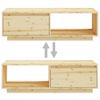 Coffee Table 110 x 50 x 33.5 cm Solid Pine Wood