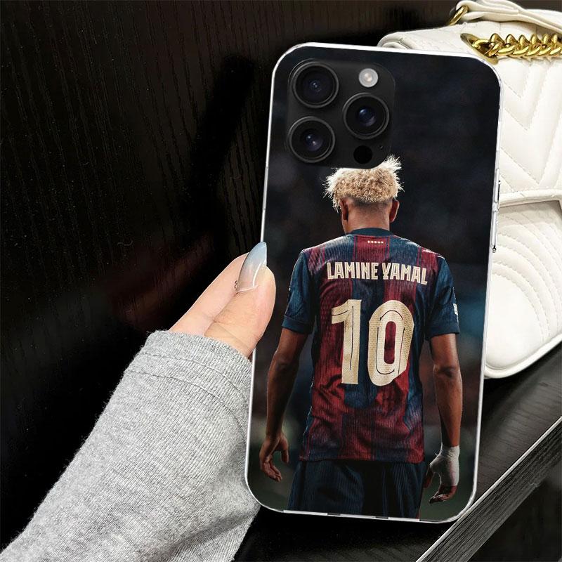 Чехол L-Lamine Y-Yamal 19 для iPhone 13 12 Mini 11 Pro Max Мягкий чехол для телефона X XS XR 7 SE 8 Plus 6 6S 5 5S Силиконовый Черный Capa